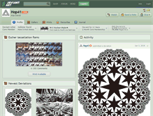 Tablet Screenshot of hop41.deviantart.com