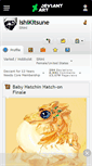 Mobile Screenshot of ishikitsune.deviantart.com