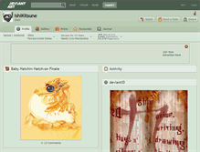 Tablet Screenshot of ishikitsune.deviantart.com