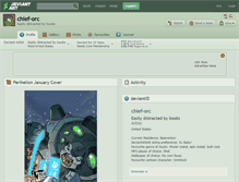 Tablet Screenshot of chief-orc.deviantart.com