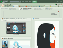 Tablet Screenshot of faerimagic.deviantart.com