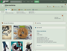 Tablet Screenshot of irina-coscienza.deviantart.com