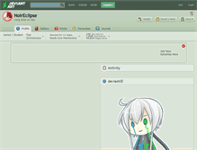 Tablet Screenshot of noireclipse.deviantart.com