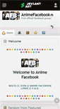 Mobile Screenshot of animefacebook.deviantart.com