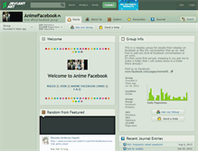 Tablet Screenshot of animefacebook.deviantart.com