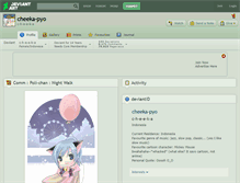 Tablet Screenshot of cheeka-pyo.deviantart.com