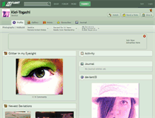 Tablet Screenshot of kiei-togashi.deviantart.com