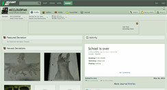 Desktop Screenshot of mccloudfan.deviantart.com