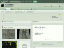 Tablet Screenshot of mccloudfan.deviantart.com
