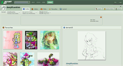 Desktop Screenshot of deepblueskies.deviantart.com