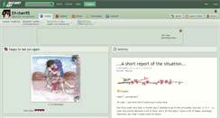 Desktop Screenshot of eli-chan95.deviantart.com