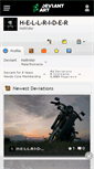 Mobile Screenshot of h-e-l-l-r-i-d-e-r.deviantart.com