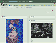 Tablet Screenshot of lilbat.deviantart.com