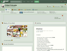 Tablet Screenshot of chidori-fukusaka.deviantart.com