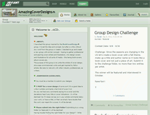 Tablet Screenshot of amazingcoverdesigns.deviantart.com