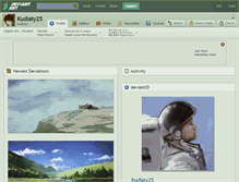 Tablet Screenshot of kudlaty25.deviantart.com