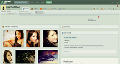 Desktop Screenshot of liketheothers.deviantart.com