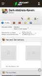 Mobile Screenshot of dark-mistress-raven.deviantart.com