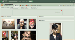 Desktop Screenshot of luckypineapple.deviantart.com