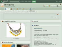 Tablet Screenshot of eternaldemise.deviantart.com