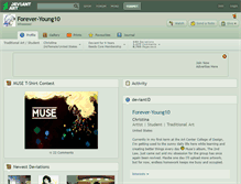 Tablet Screenshot of forever-young10.deviantart.com