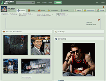 Tablet Screenshot of mcsay.deviantart.com