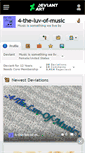 Mobile Screenshot of 4-the-luv-of-music.deviantart.com