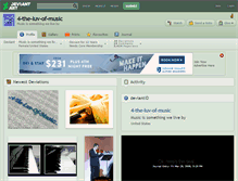 Tablet Screenshot of 4-the-luv-of-music.deviantart.com
