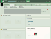 Tablet Screenshot of mercelebi.deviantart.com