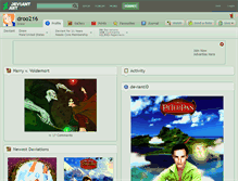 Tablet Screenshot of droo216.deviantart.com