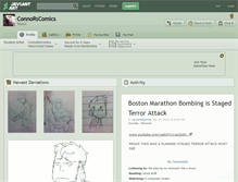 Tablet Screenshot of connorscomics.deviantart.com