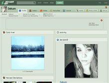 Tablet Screenshot of dakum.deviantart.com