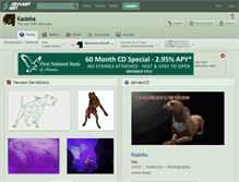 Tablet Screenshot of kadeba.deviantart.com