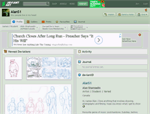 Tablet Screenshot of alans1.deviantart.com