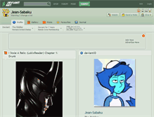 Tablet Screenshot of jean-sabaku.deviantart.com