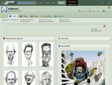 Tablet Screenshot of efdemon.deviantart.com