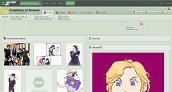 Desktop Screenshot of cacophony-of-screams.deviantart.com