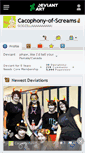 Mobile Screenshot of cacophony-of-screams.deviantart.com