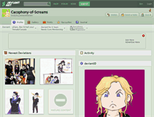 Tablet Screenshot of cacophony-of-screams.deviantart.com