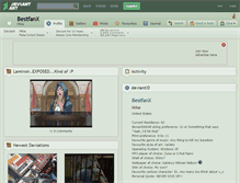 Tablet Screenshot of bestfanx.deviantart.com