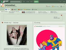 Tablet Screenshot of cartumanbrasil.deviantart.com