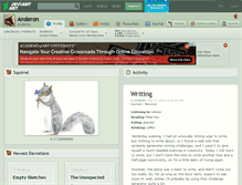 Tablet Screenshot of anderon.deviantart.com