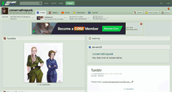Desktop Screenshot of conservativepunk.deviantart.com