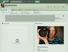 Tablet Screenshot of nickolikesphotos.deviantart.com