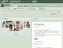 Tablet Screenshot of igellkott.deviantart.com