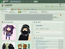 Tablet Screenshot of maybirdfan.deviantart.com