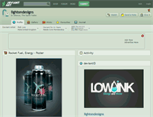 Tablet Screenshot of lightondesigns.deviantart.com