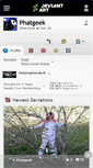 Mobile Screenshot of phatgeek.deviantart.com