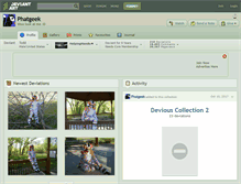 Tablet Screenshot of phatgeek.deviantart.com