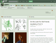 Tablet Screenshot of copapoc.deviantart.com